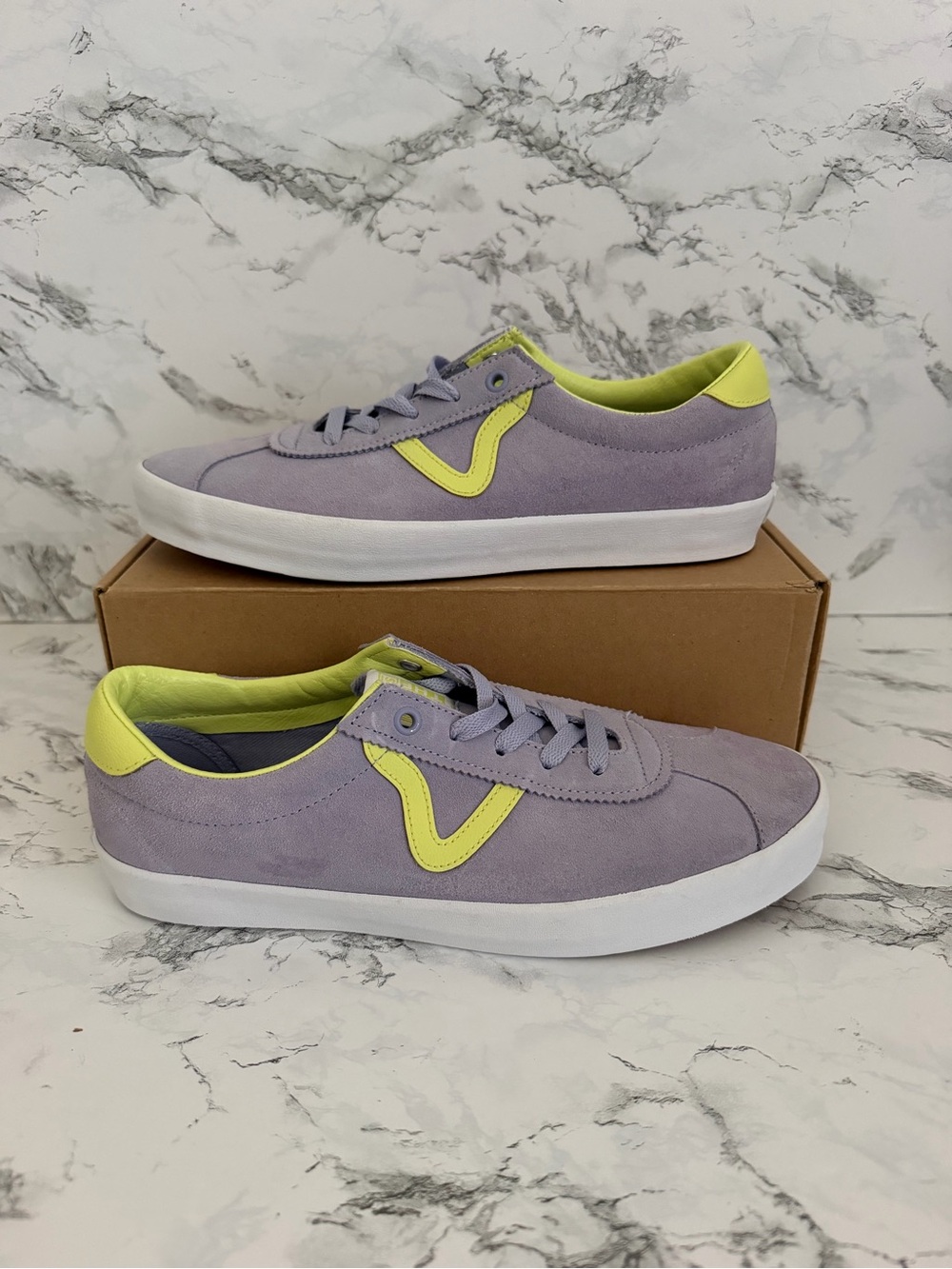 Vans Sport Low Suede Lavender Skateboarding Shoes Sneakers 751505 Women Size 11